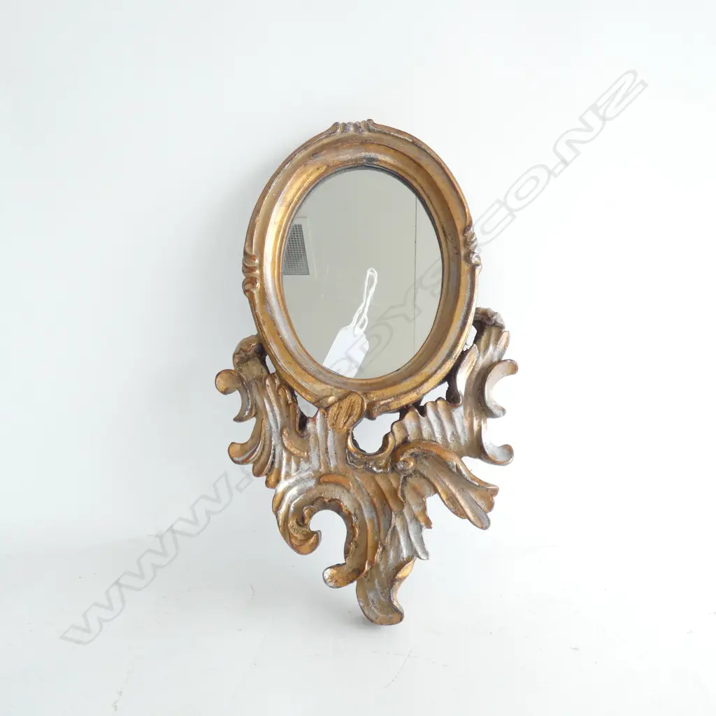 SMALL GILT FRAMED MIRROR H.365mm Image 1++