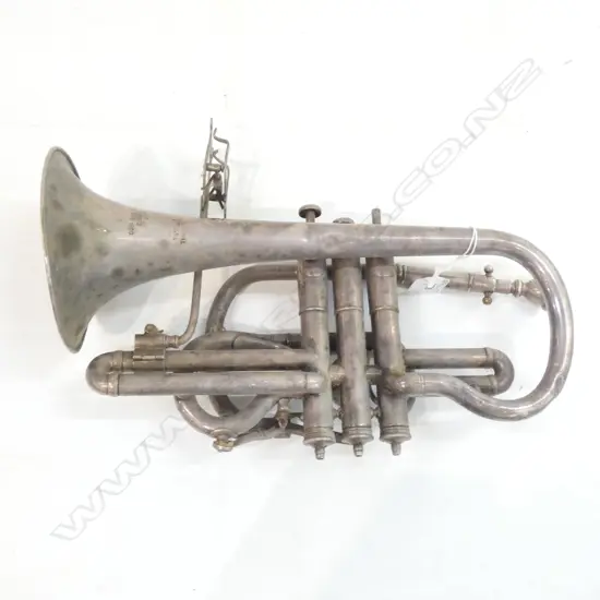 OLD MODEL KOENIG CURTOIS CORNET - A/F EXTENSIVE ENGRAVING INCL PARIS 1878 