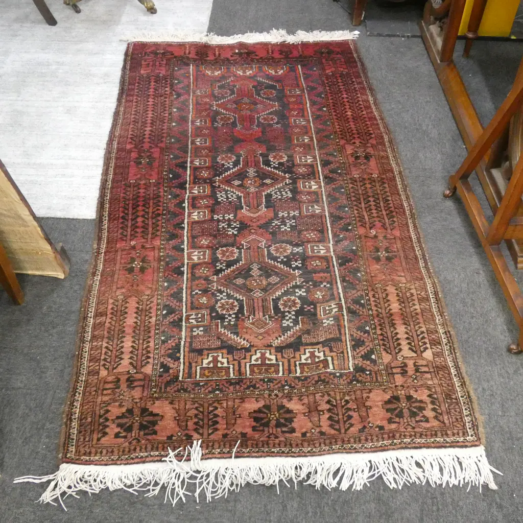 HAND KNOTTED WOOL PILE RUG 1070x2000mm Image 1++