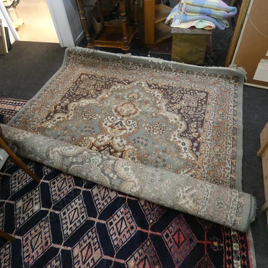 LARGE MACHINE KNOTTED RUG W.1980mm Image 1++