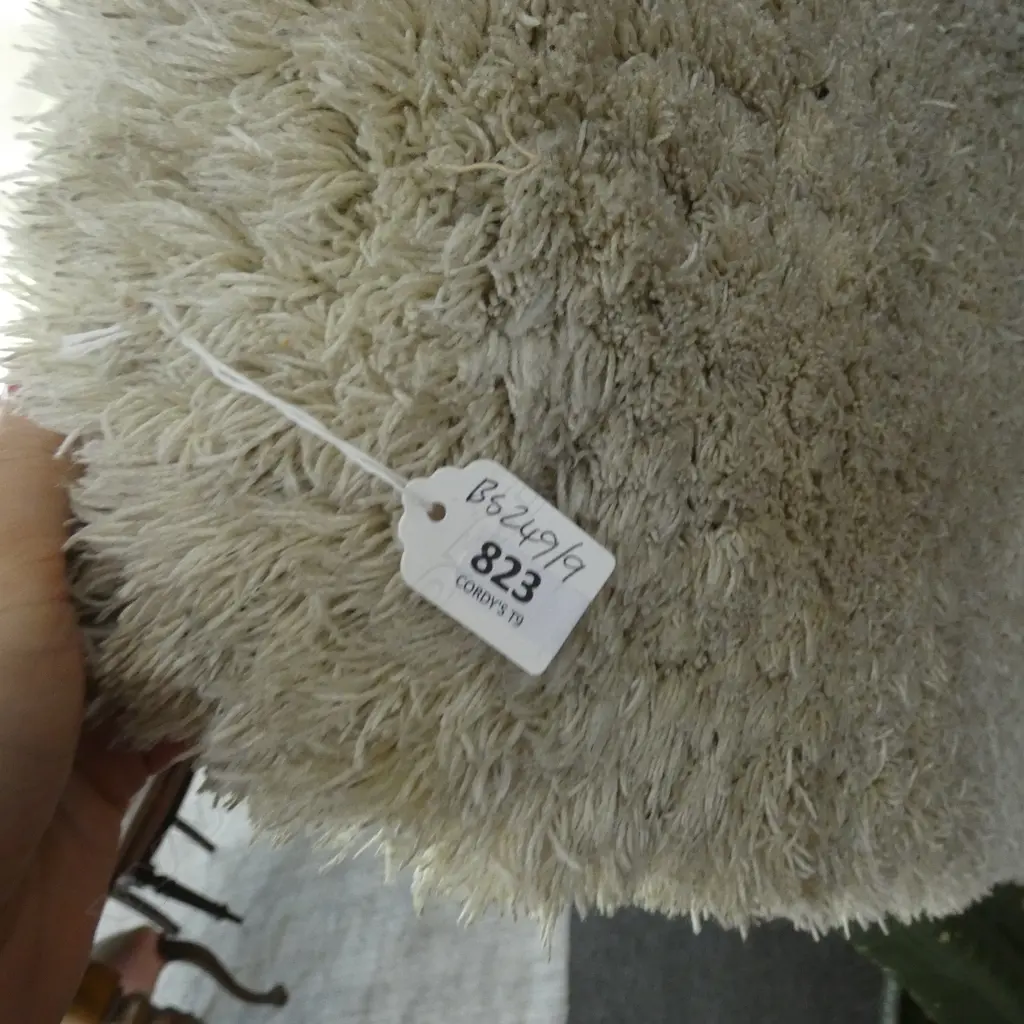 LARGE LONG PILE CONTEMPARY RUG W 1640 MM Image 1++