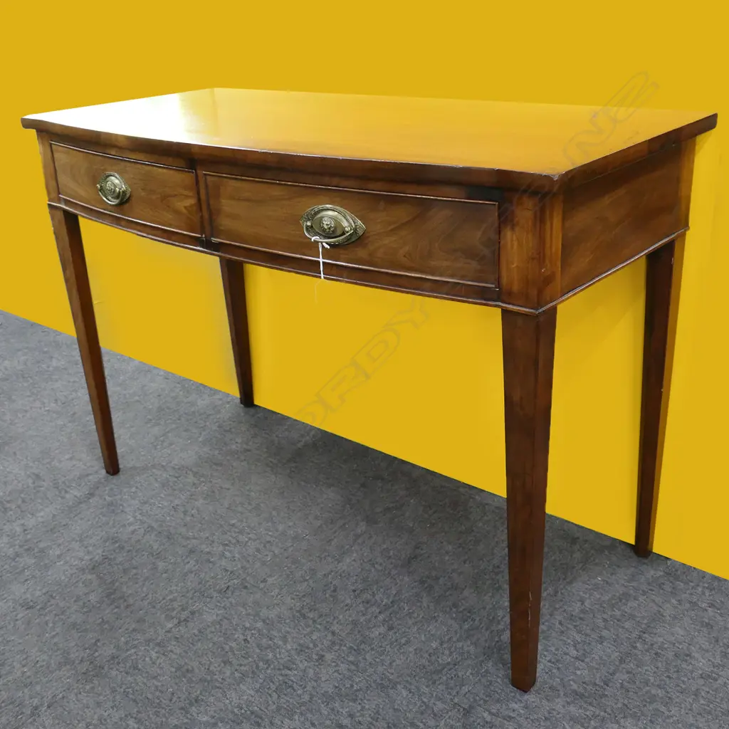LATE GEORGIAN MAHOGANY HALL TABLE, 1230 x 550 x 850mm Image 1++