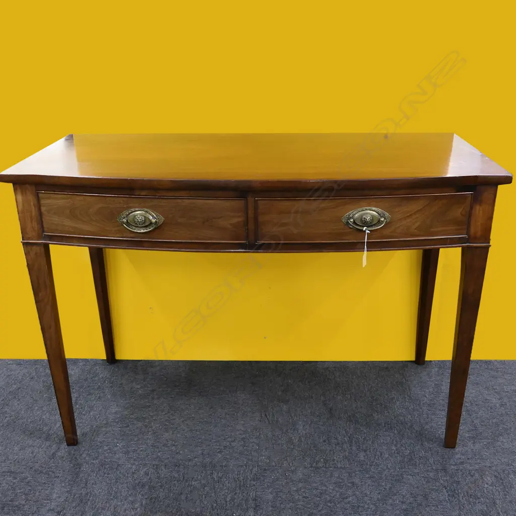 LATE GEORGIAN MAHOGANY HALL TABLE, 1230 x 550 x 850mm Image 1++