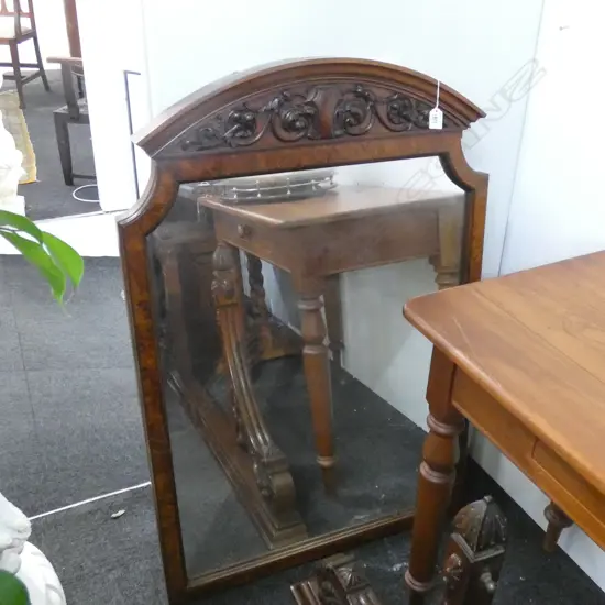 CONTINENTAL WOODEN FRAMED LARGE CHEVAL STYLE MIRROR 1100 X 1600MM   