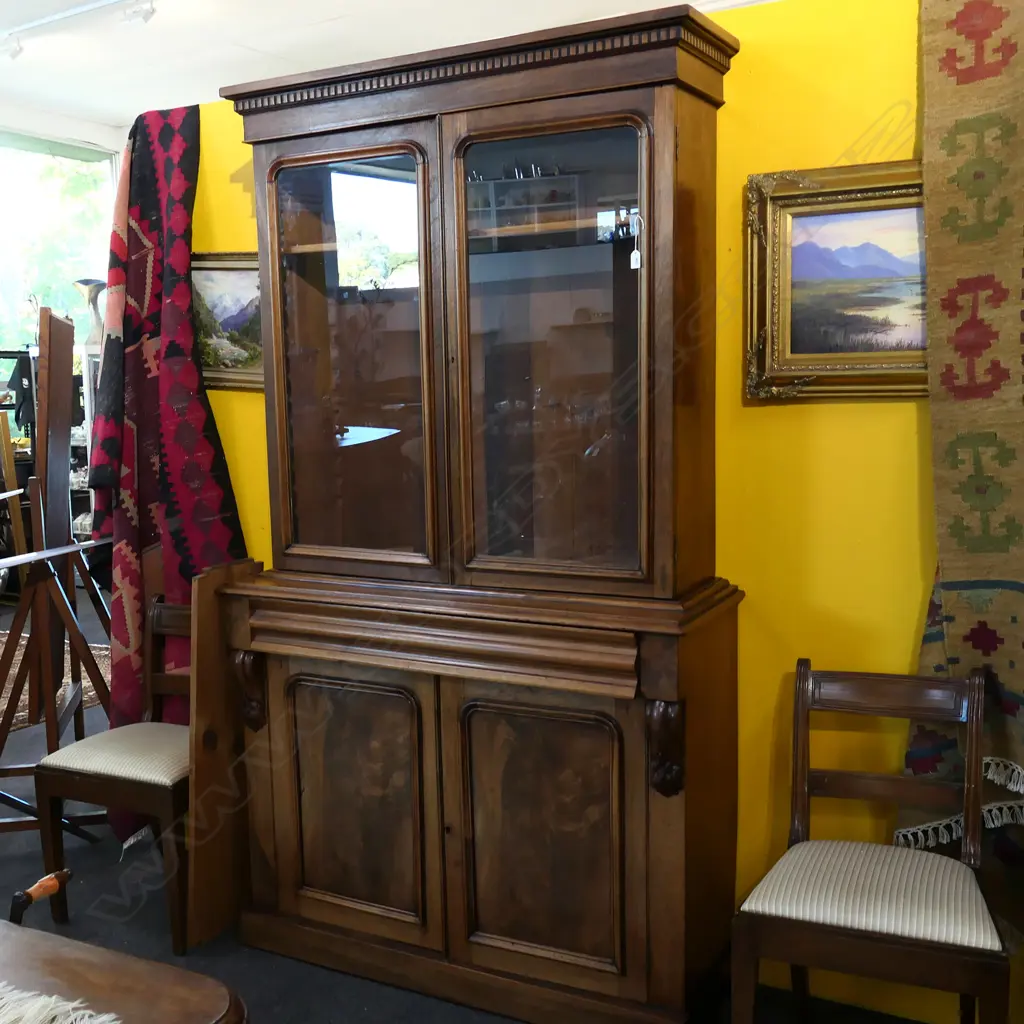 VICTORIAN CHIFFONIER BOOKCASE Image 1++