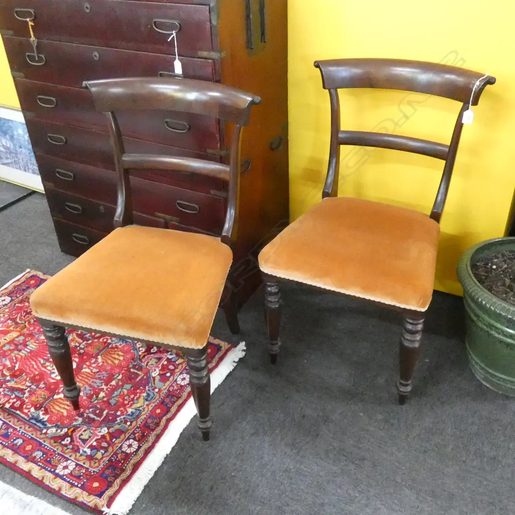 PR REGENCY STYLE BLADE BACK CHAIRS Image 1++