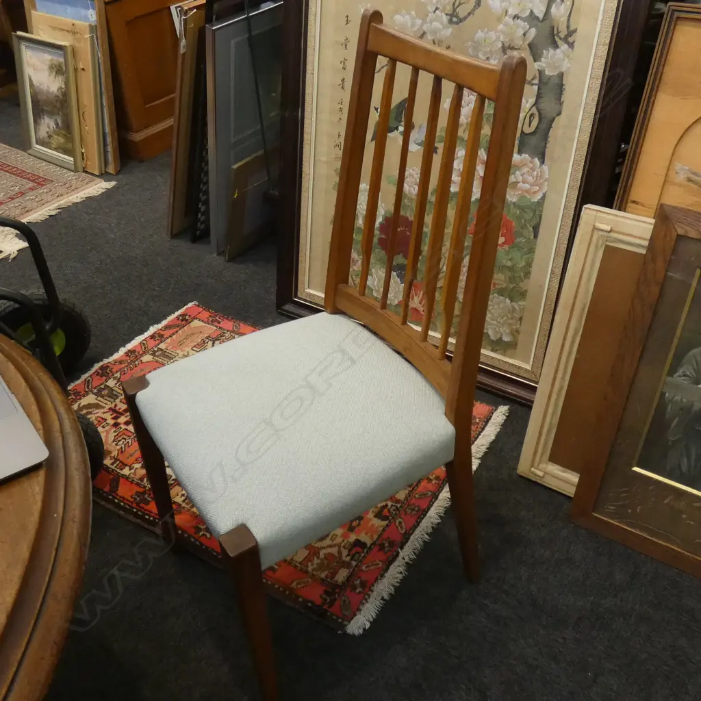 4 JON JANSEN 'KNIFEBLADE' MID CENTURY CHAIRS Image 1++