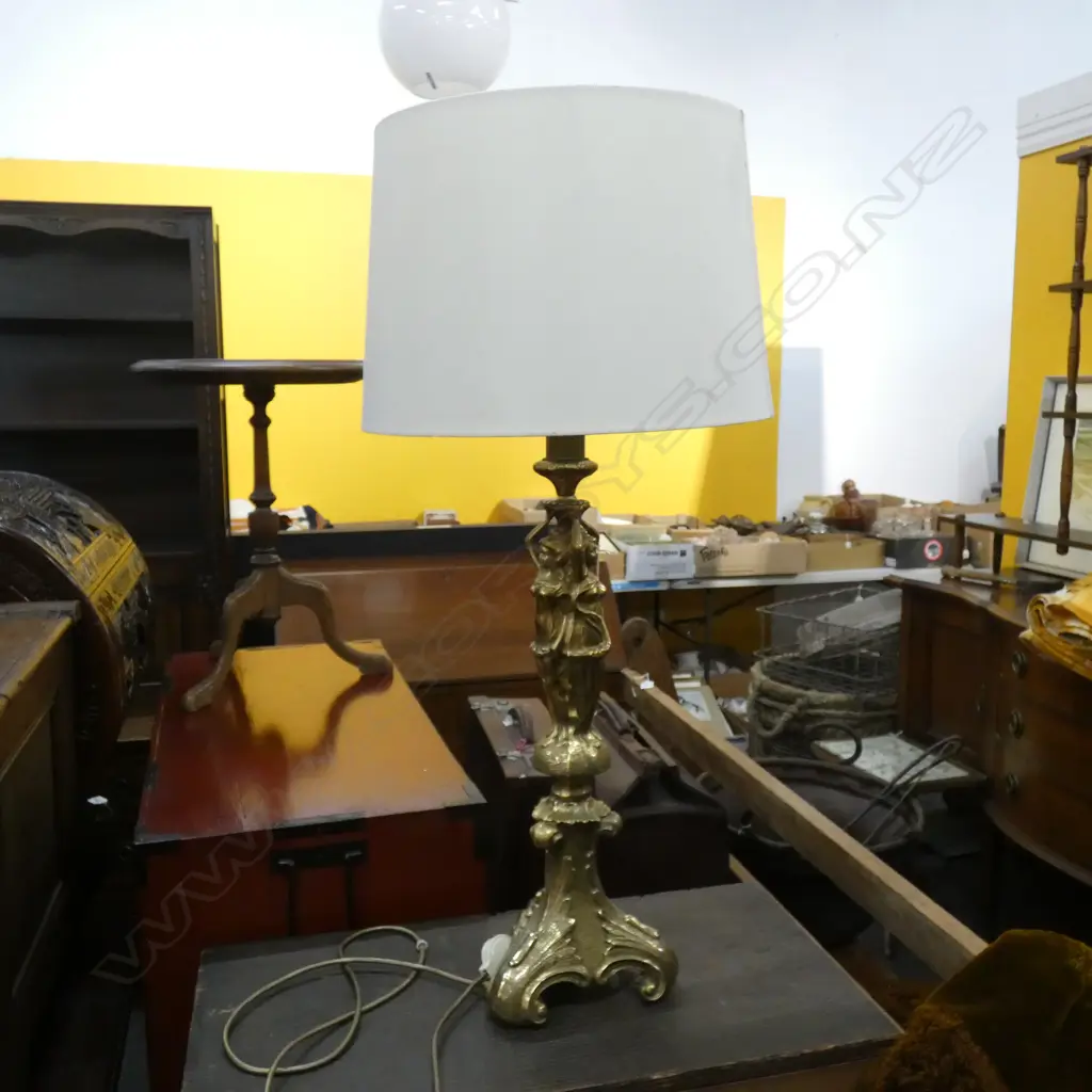 BRASS TABLE LAMP H.850mm Image 1++