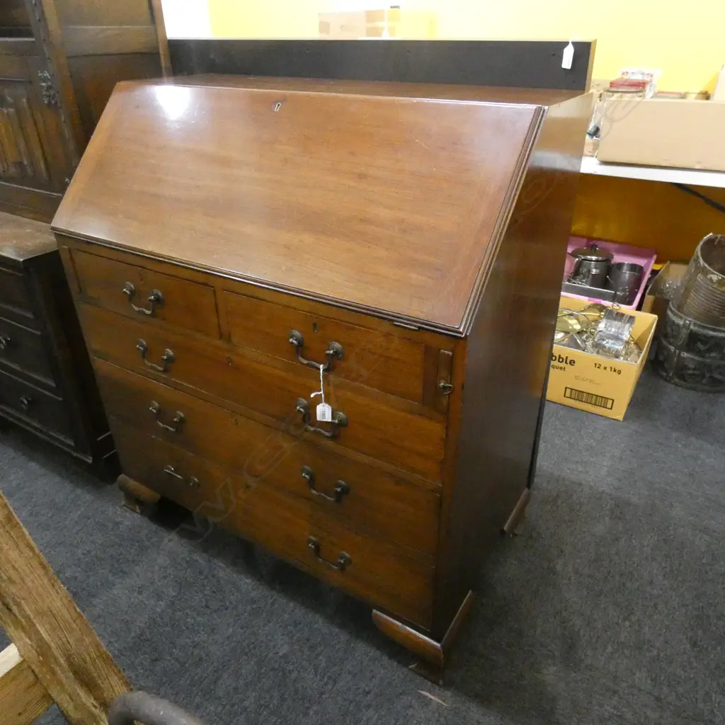 OLD WOODEN BUREAU 900 X 515 X 1030MM Image 1++