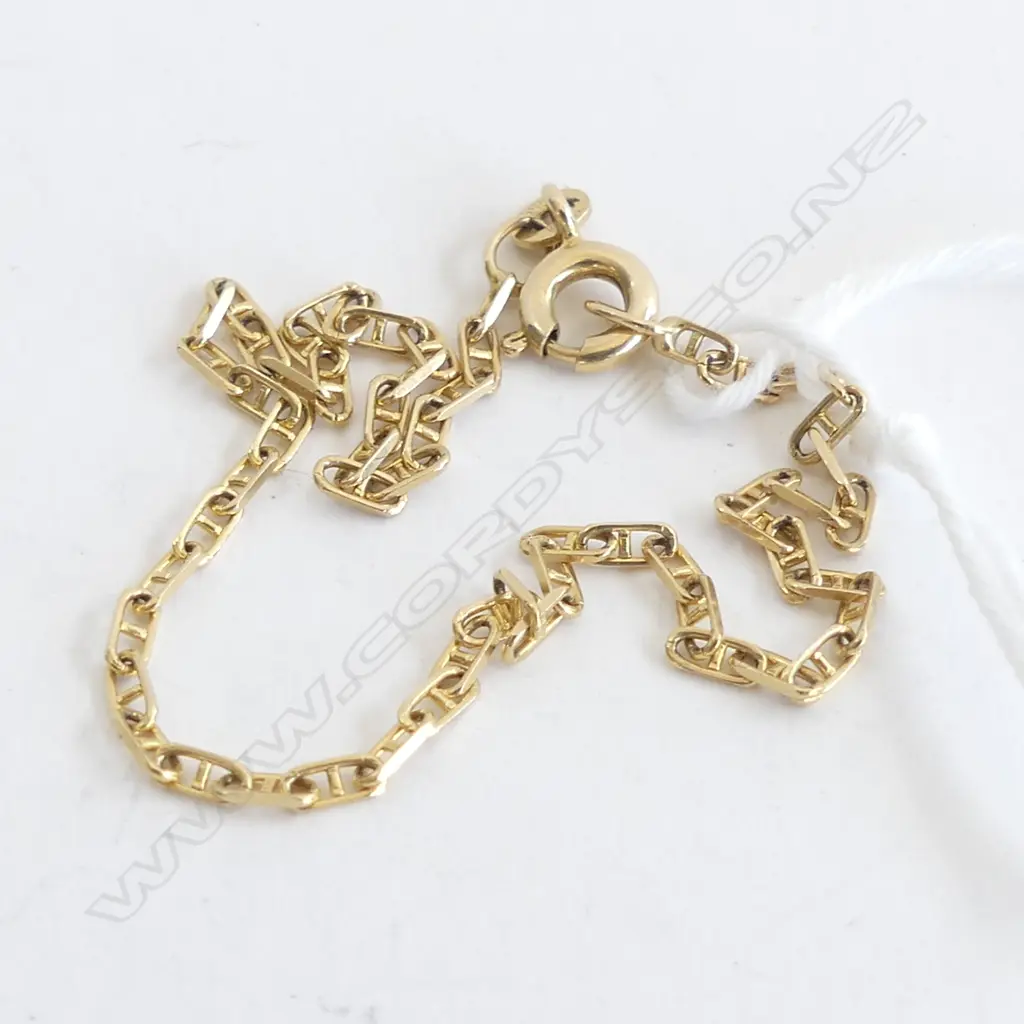 FINE 14CT YELLOW GOLD BRACELET 1.5gms Image 1++