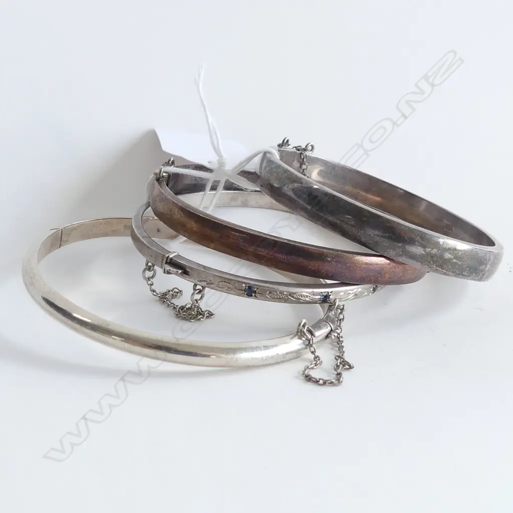 4 925 SILVER BANGLES 40 GRAMS (1 AF) Image 1++