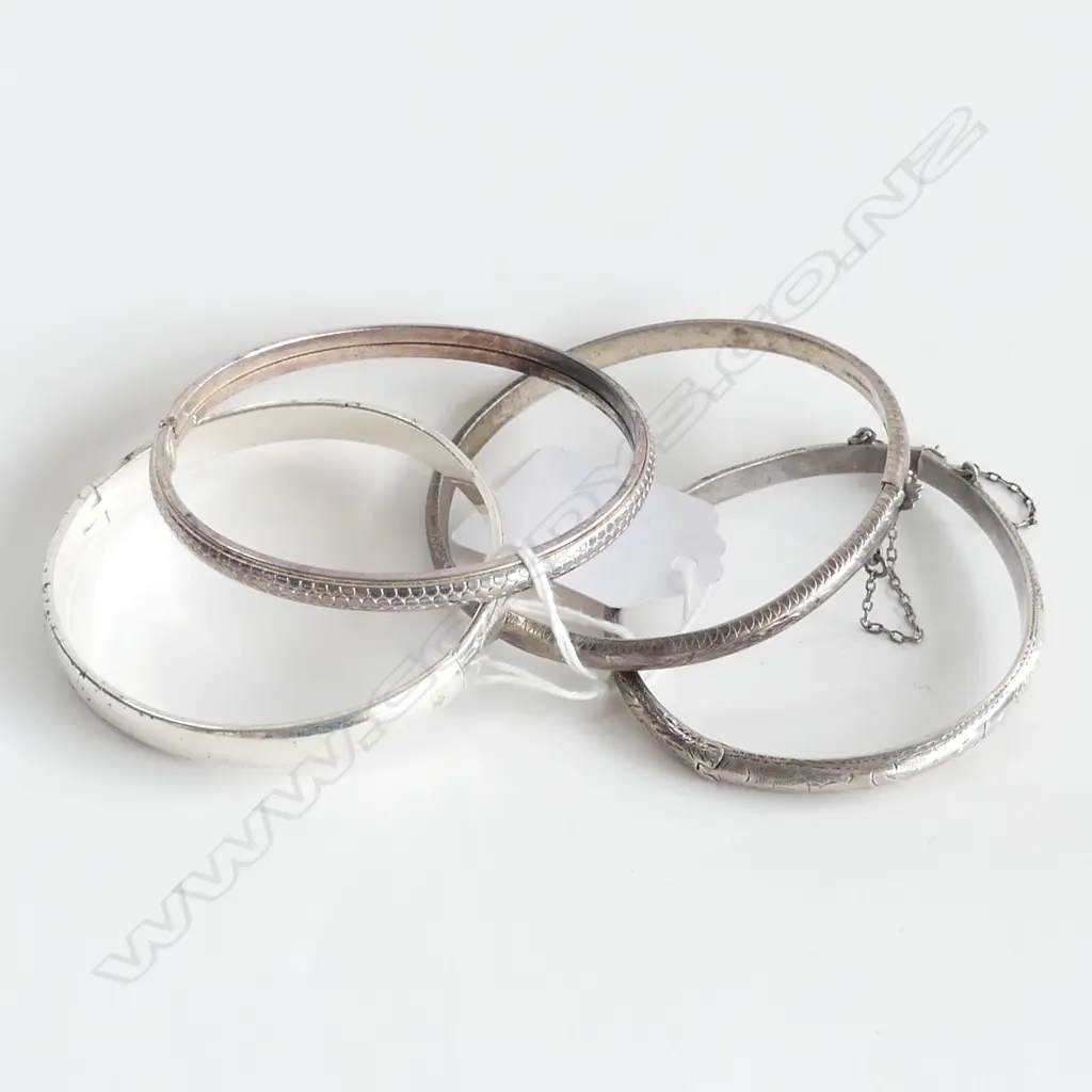4 925 SILVER BANGLES 50 GRAMS Image 1++