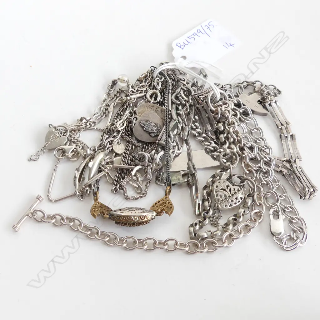 14 SMALL STG BRACELETS 89 GRAMS Image 1++