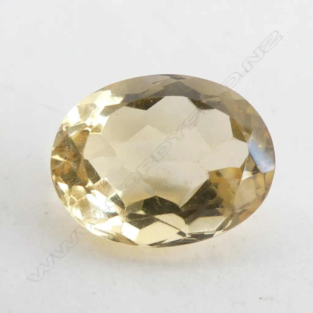9.79CT OVAL CUT YELLOW CITRINE Image 1++