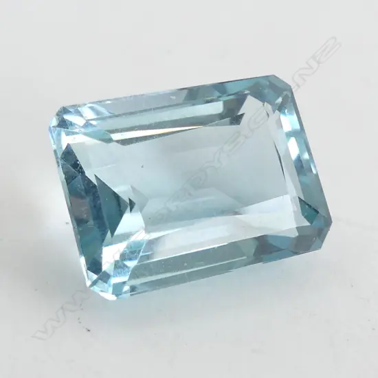 23.45 OCTAGON CUT BLUE QUARTZ