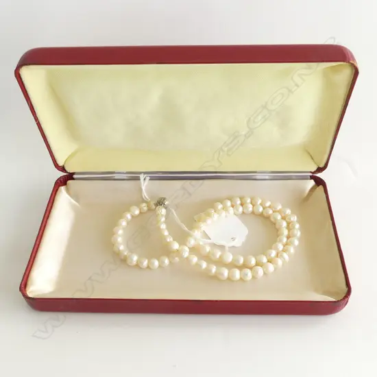 SEMI BAROQUE CULTURED PEARL NECKLACE L. 500mm