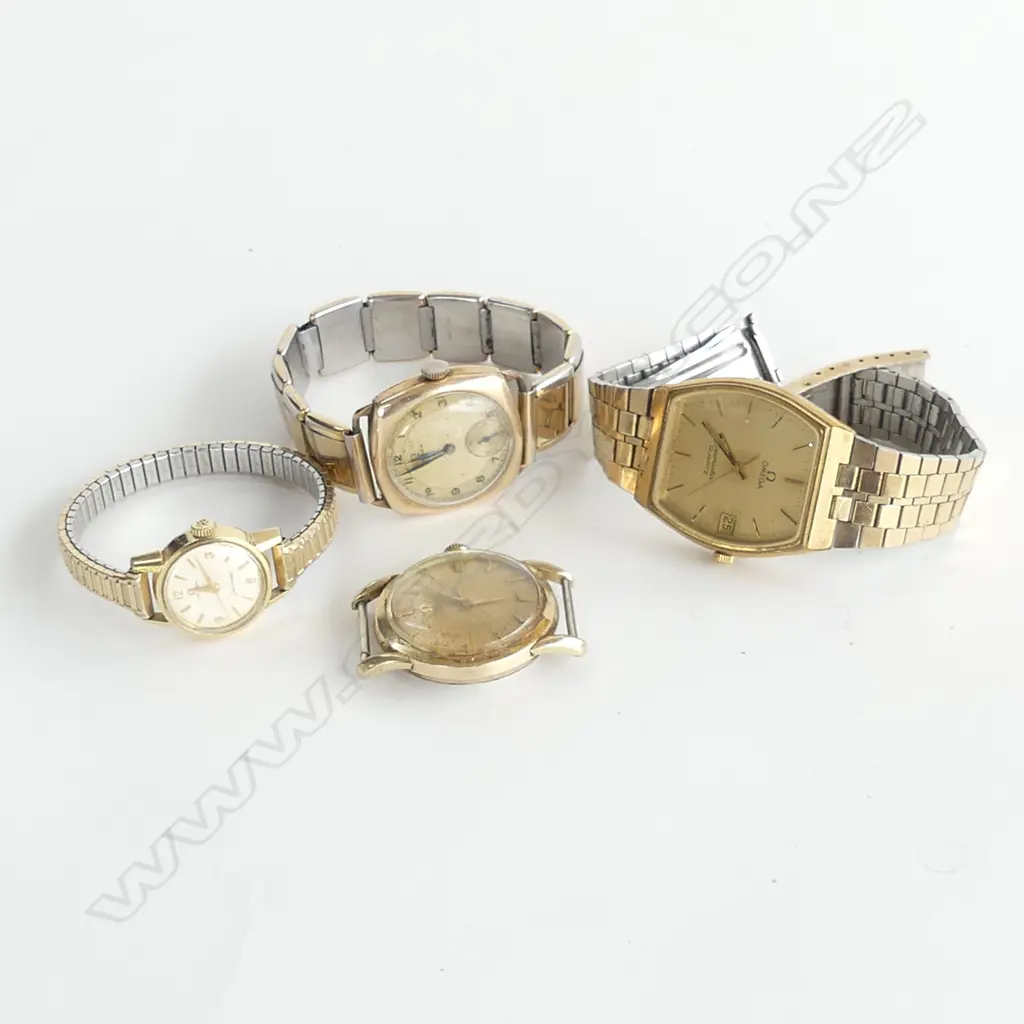 4 VINTAGE GP OMEGA WATCHES; 2x SEAMASTER Image 1++