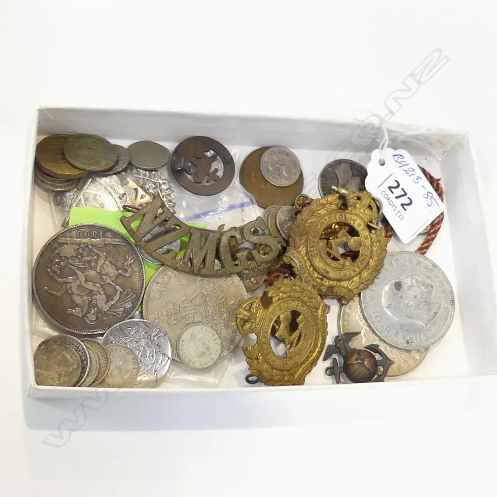 OLD COINS + MILITARY BADGES + ETC Image 1++