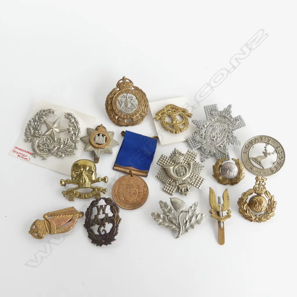 GOOD BIG BAG OF MILITARY BADGES Image 1++
