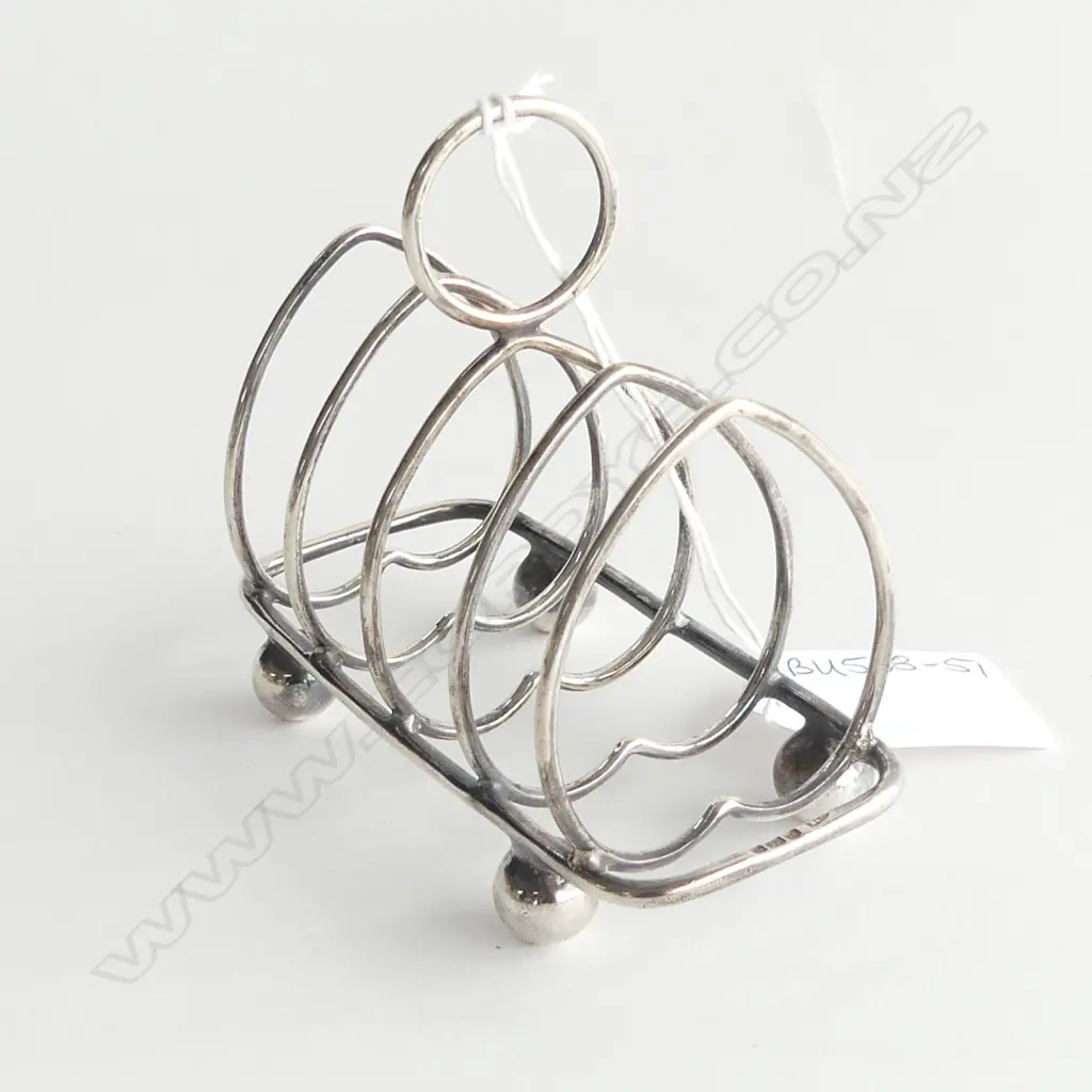 SILVER TOAST RACK SHEFFIELD 1912 61gm Image 1++