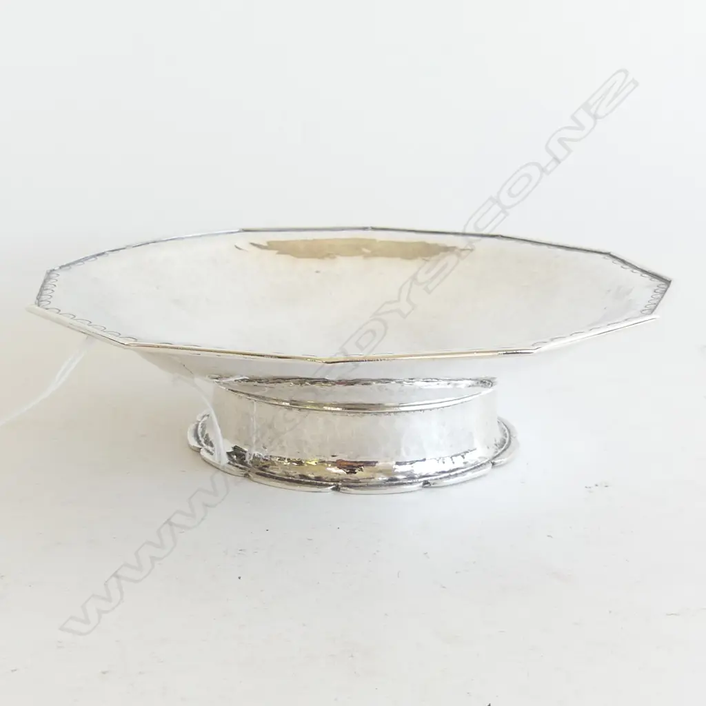 SILVER ARTS & CRAFTS SMALL COMPORT BIRMINGHAM  1945 199g, Image 1++