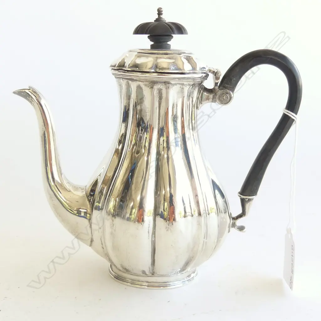 SILVER BACHELOR'S COFFEE POT LONDON 1913 271gm Image 1++
