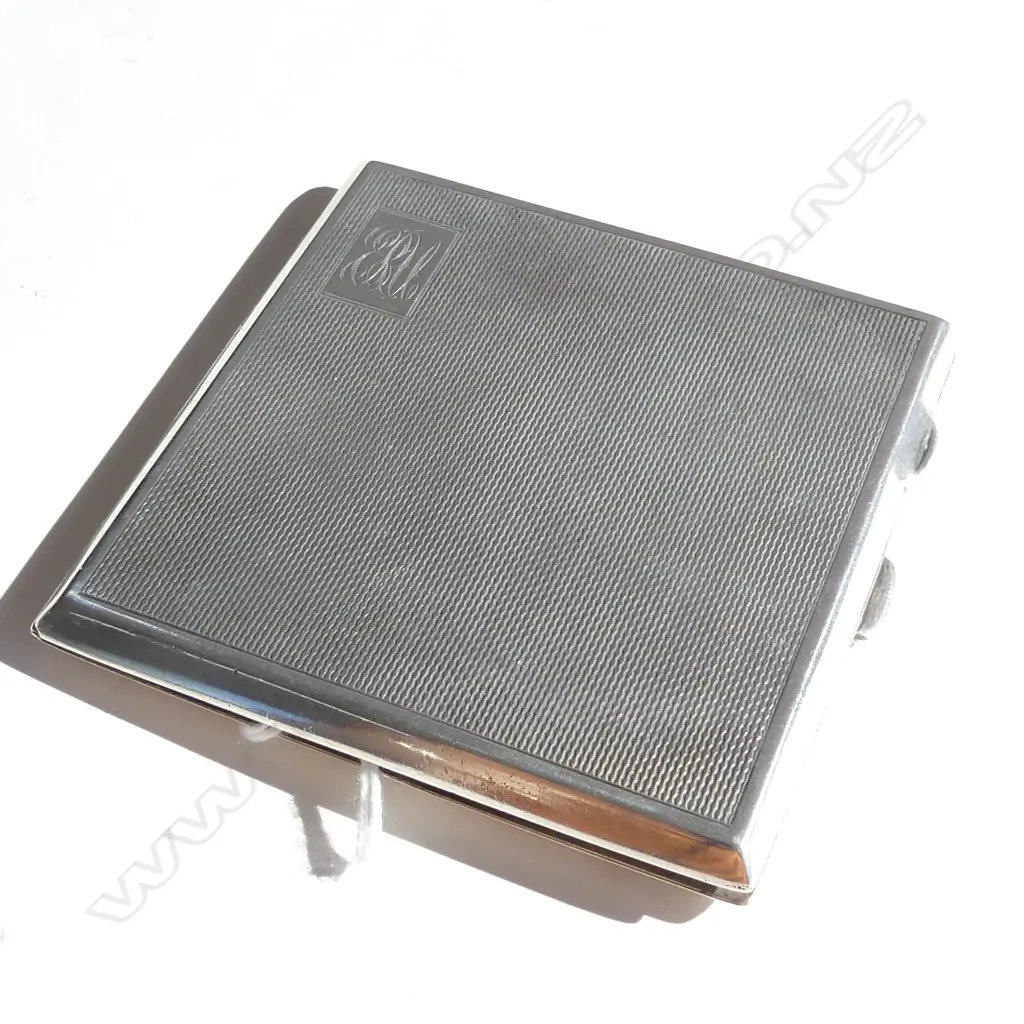 SILVER CIGARETTE CASE BIRMINGHAM 1932 124gm Image 1++