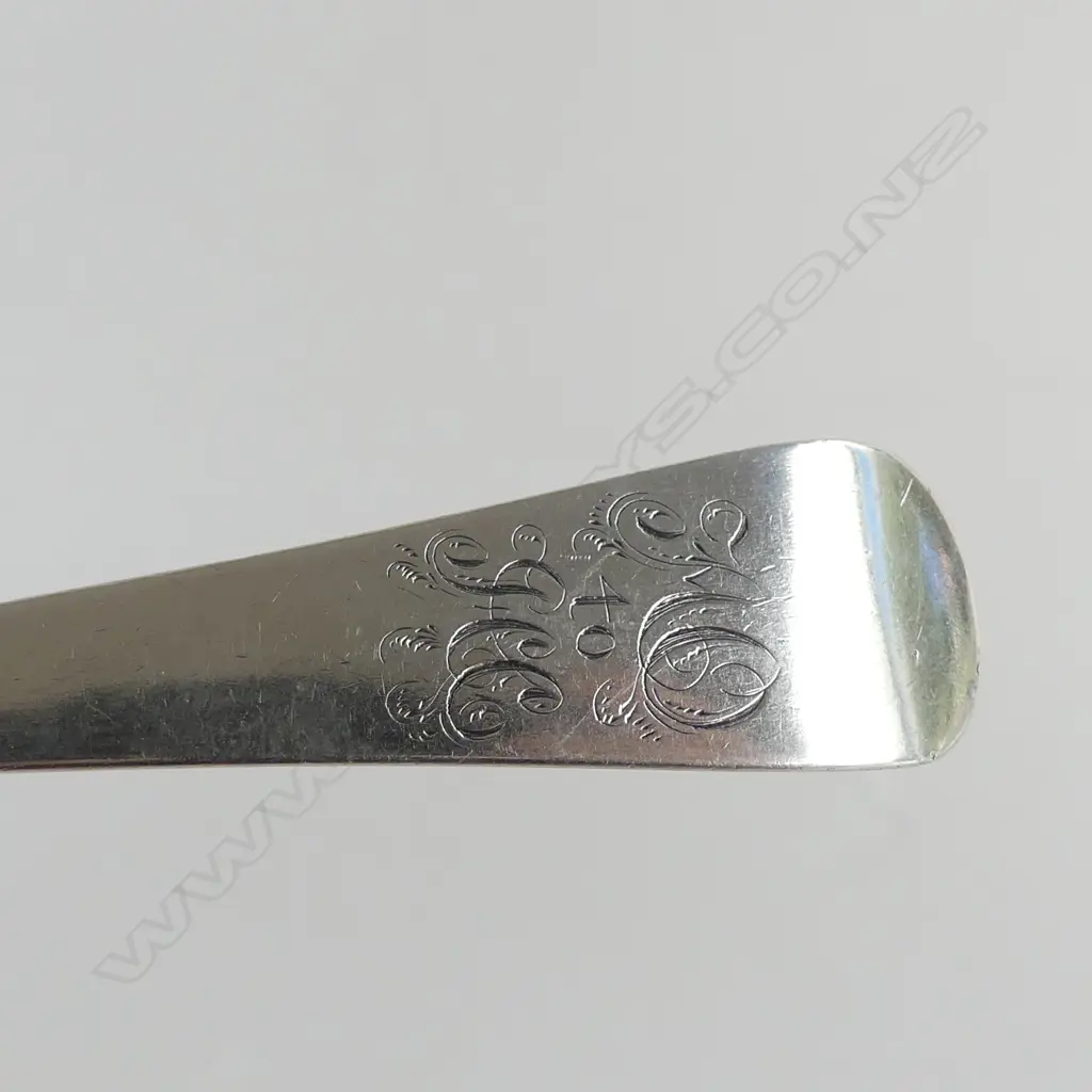 GEORGIAN STG SILVER TABLESPOON; EXETER 1806 58 GRAMS Image 1++