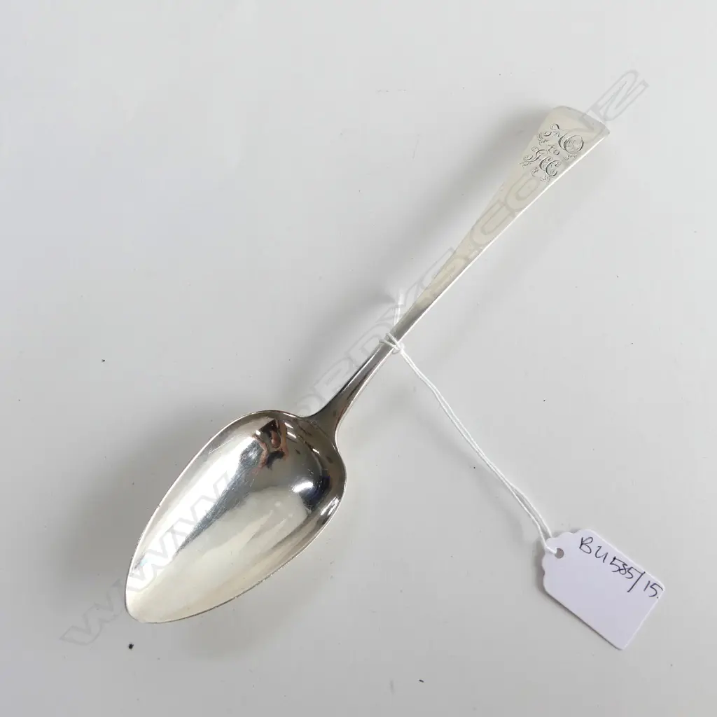 GEORGIAN STG SILVER TABLESPOON; EXETER 1806 58 GRAMS Image 1++