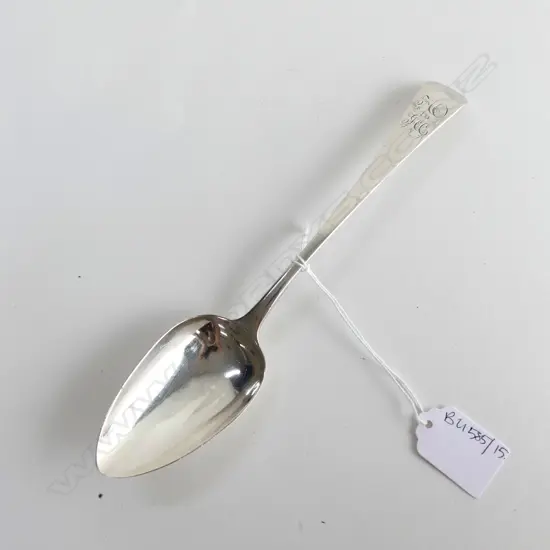 GEORGIAN STG SILVER TABLESPOON; EXETER 1806 58 GRAMS