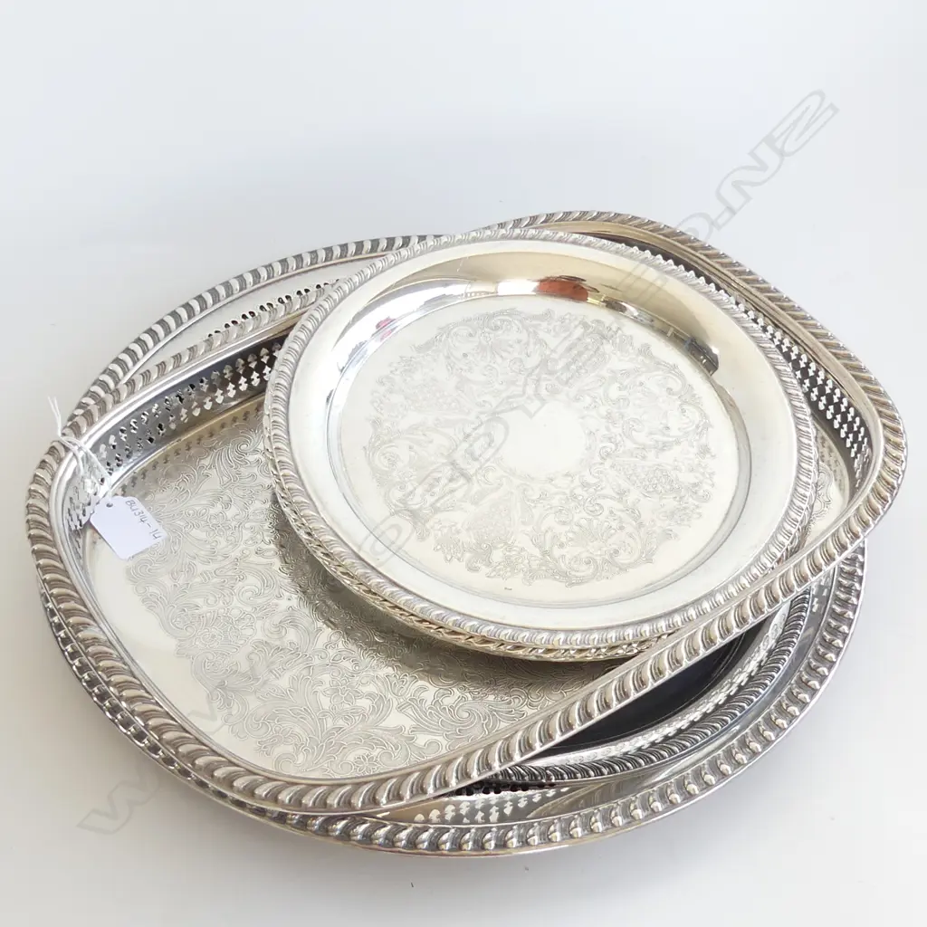 SILVER PLATE TRAY  285 X 390MM Image 1++