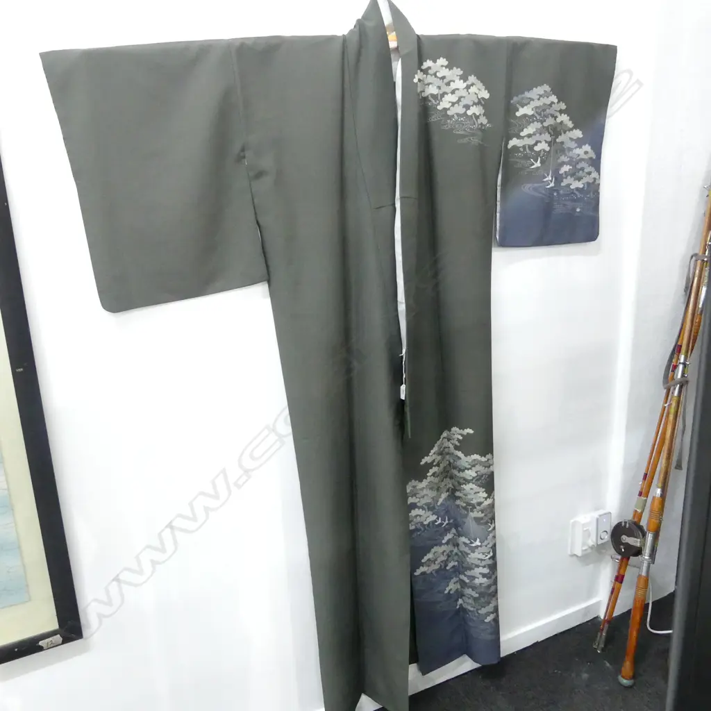 ORIENTAL GREEN KIMONO  Image 1++