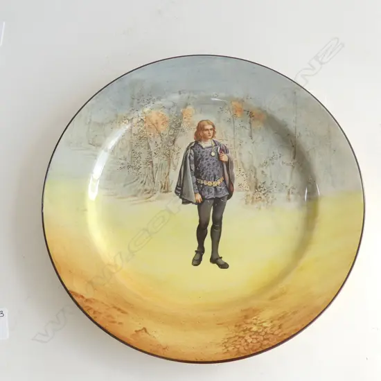 (51) ROYAL DOULTON SERIESWARE HAMLET PLATE D. 260mm