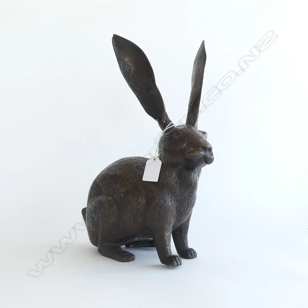 BRONZED HARE RABBIT H.335mm Image 1++