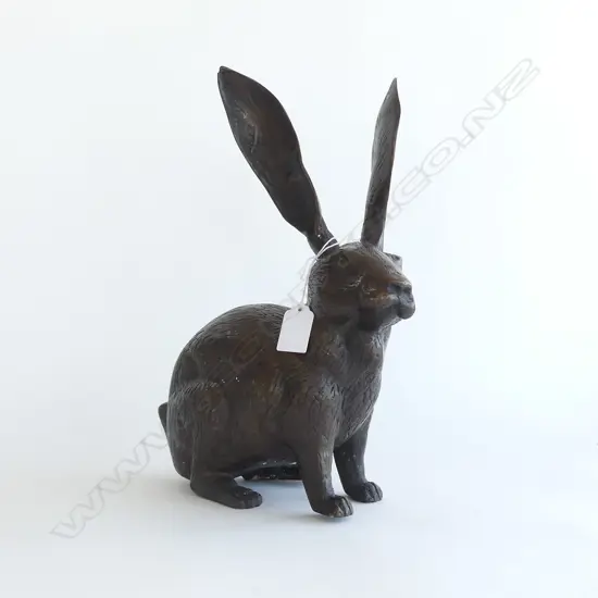 BRONZED HARE RABBIT H.335mm
