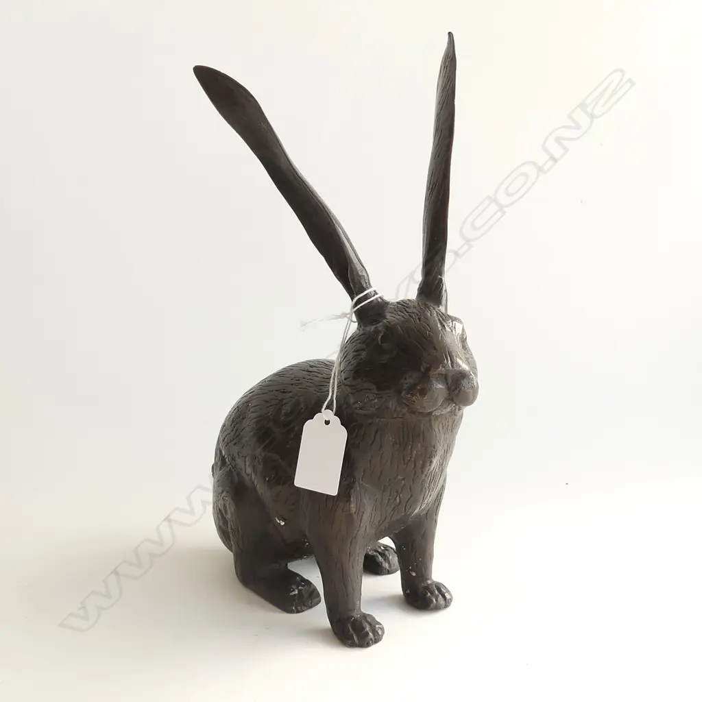 BRONZED HARE RABBIT H.280mm Image 1++