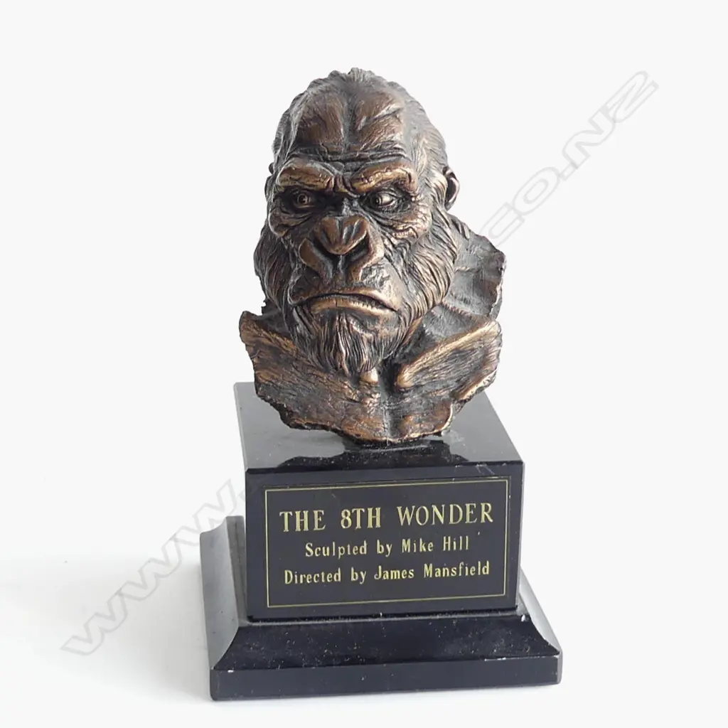 RESIN GORILLA BUST TROPHY H. 190mm Image 1++