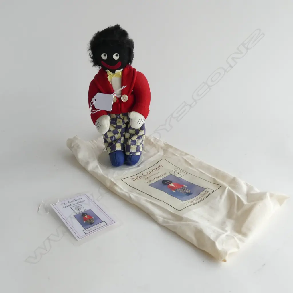 DEB CANHAM GOLLY DOLL 'BIG GOLLY GOSH' H.210mm ltd. ed. w. cert. Image 1++