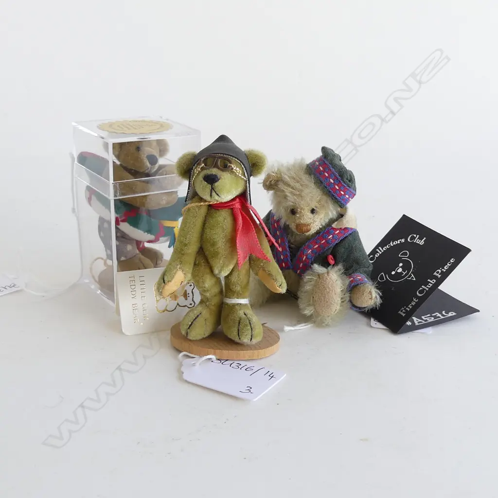 3 DEB CANHAM LTD. ED. BEARS; 'MOLLY & JAKE', 'BINKER' & SWIMMER Image 1++
