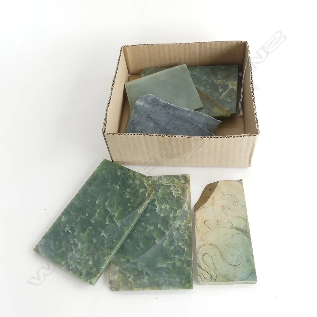 POUNAMU COLLECTION of CUT PIECES EX PETER HOUSTON..... Image 1++