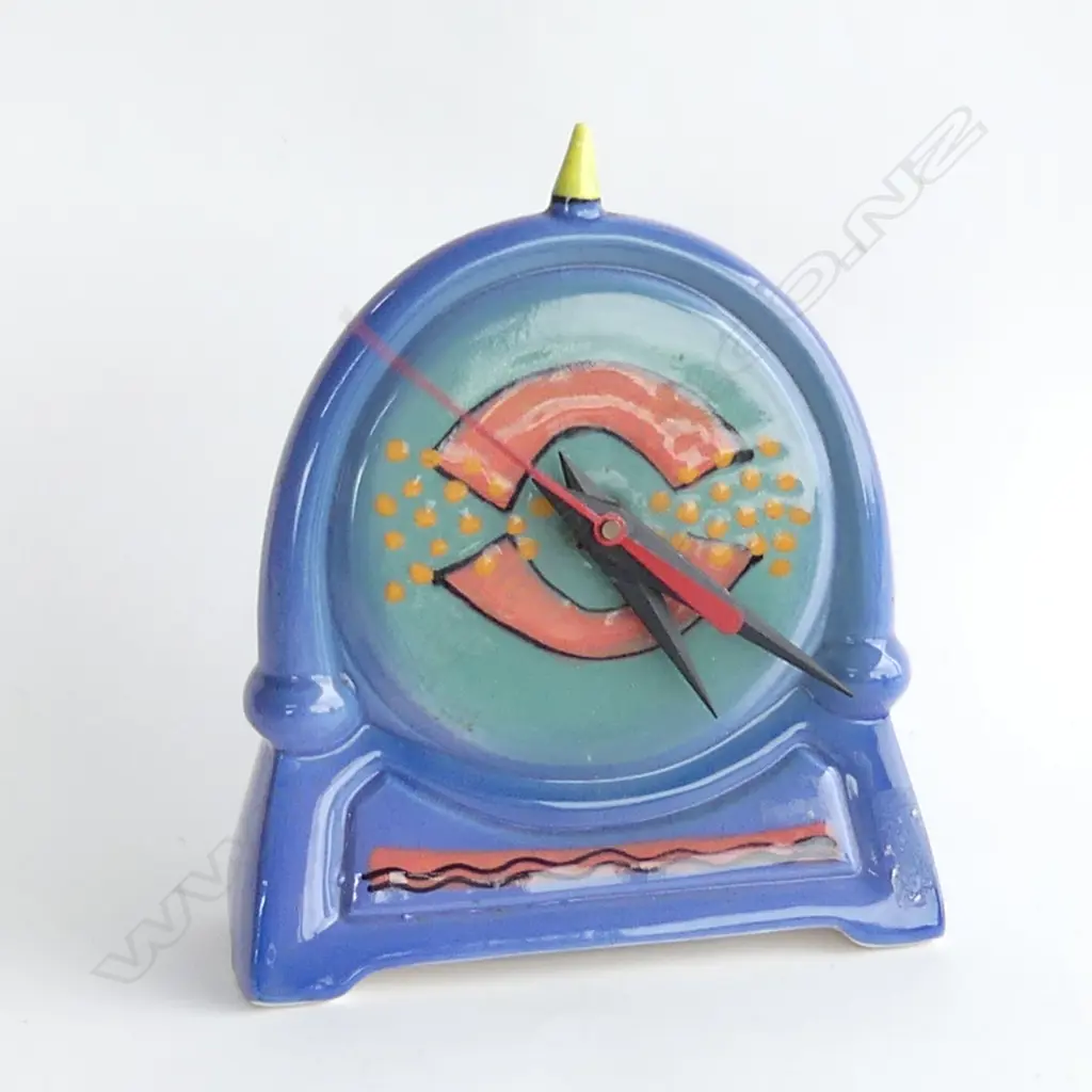 BRENDAN ADAMS (NZ) MANTLE CLOCK (WORKING) H 175MM Image 1++