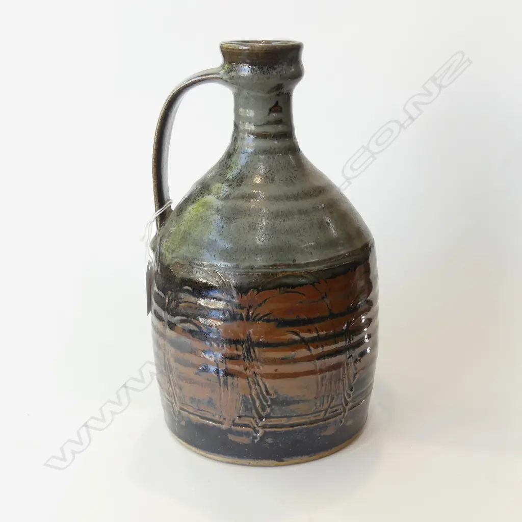LGE PETER STICHBURY STUDIO POTTERY FLAGON H.260mm Image 1++
