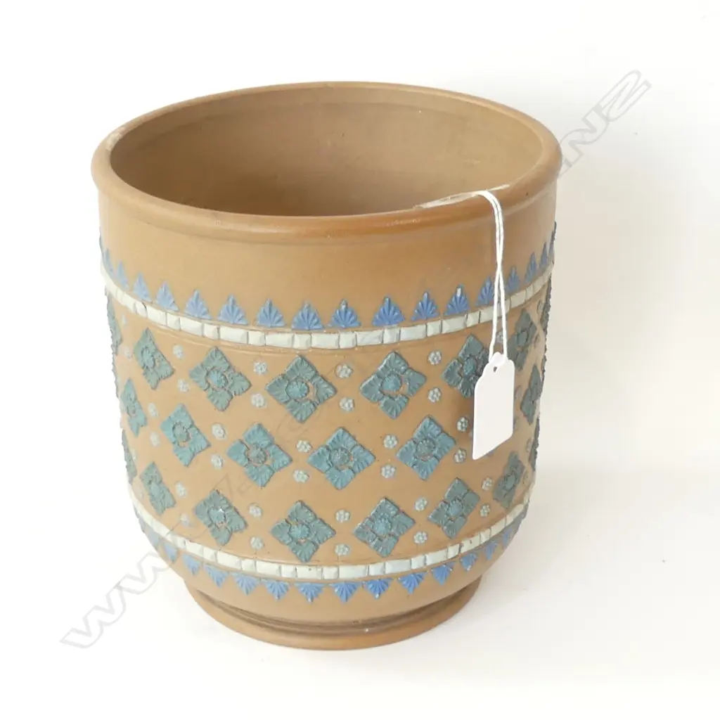 DOULTON LAMBETH 'SILICON' VASE 1882 H.180mm Image 1++