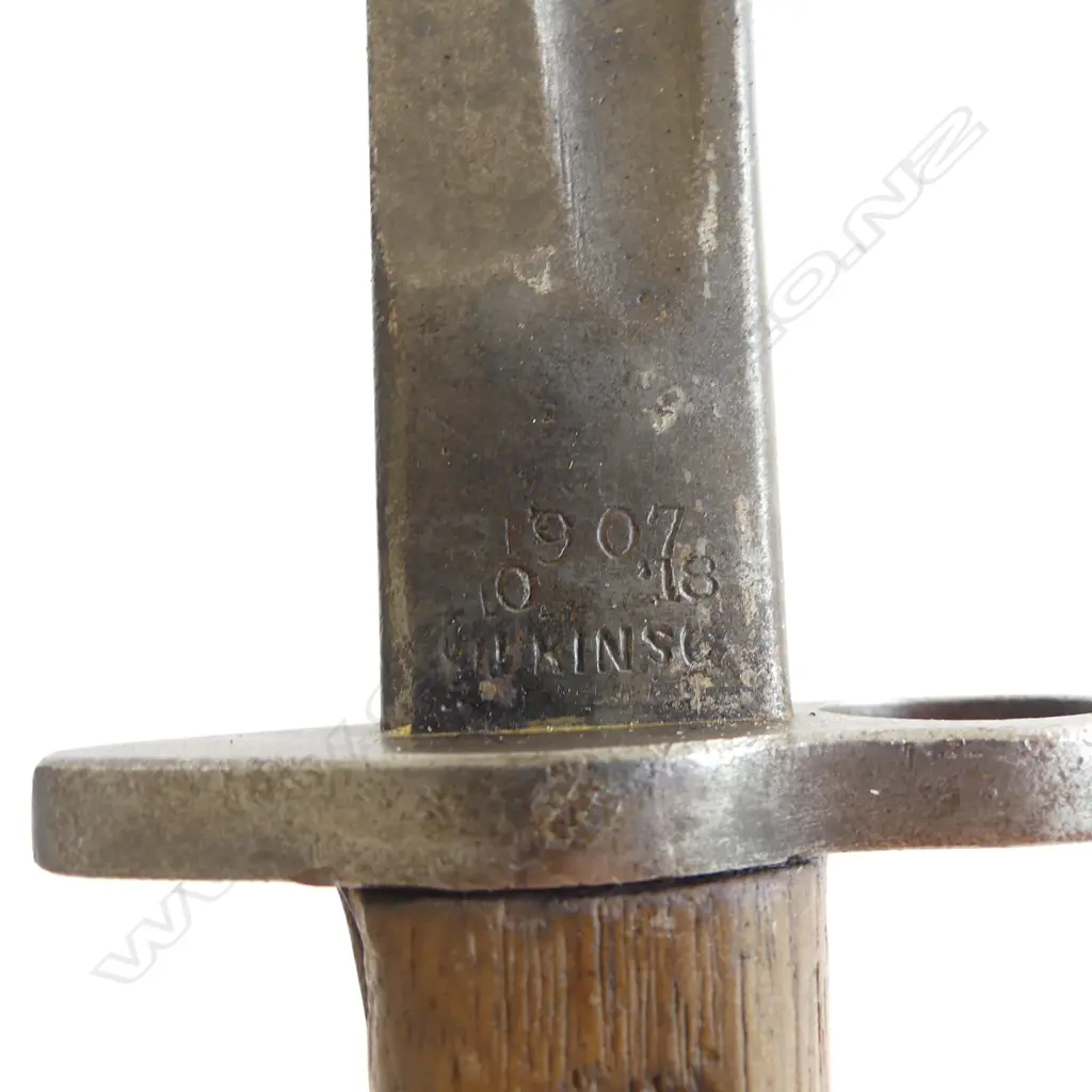 WILKINSON 1907 BAYONET & LEATHER SCABBARD L.560mm Image 1++