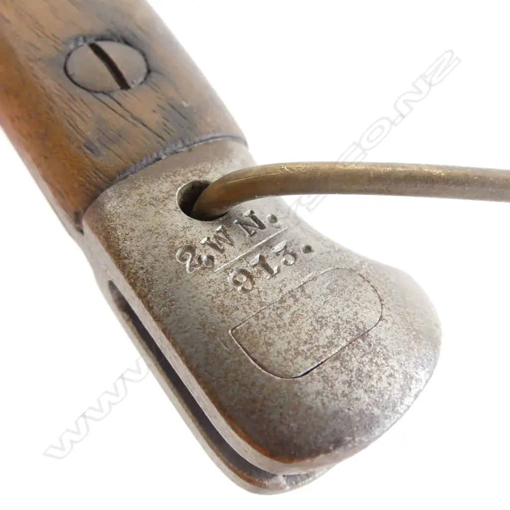 WILKINSON 1907 BAYONET & LEATHER SCABBARD L.560mm Image 1++
