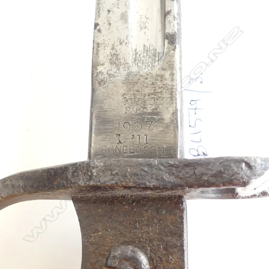SANDERSON 1907 BAYONET w. MARKINGS & LOSS TO 1 SIDE HANDLE L.555mm Image 1++