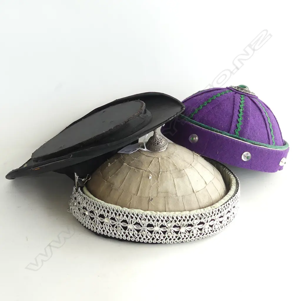 (11) 3 HATS, 2 ASIAN 1 LATE VICTORIAN Image 1++