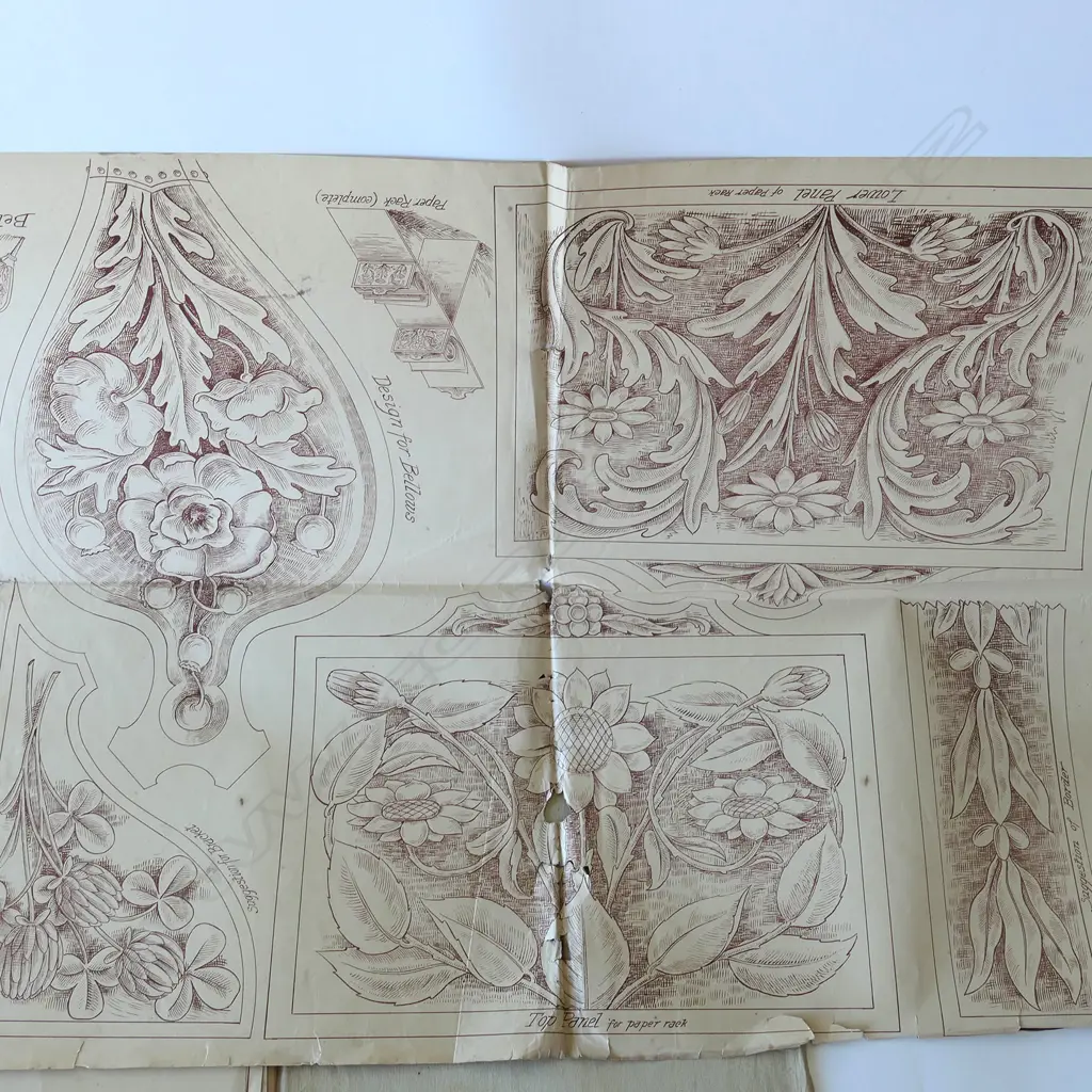 3 VOLS CHIP CARVING DESIGNS + WOODWORK MACHINERY Image 1++