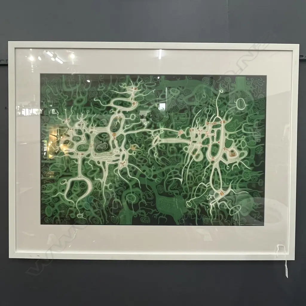 GUY NGAN 'FOREST GODS DANCING' FRAMED PRINT 510x720 Image 1++