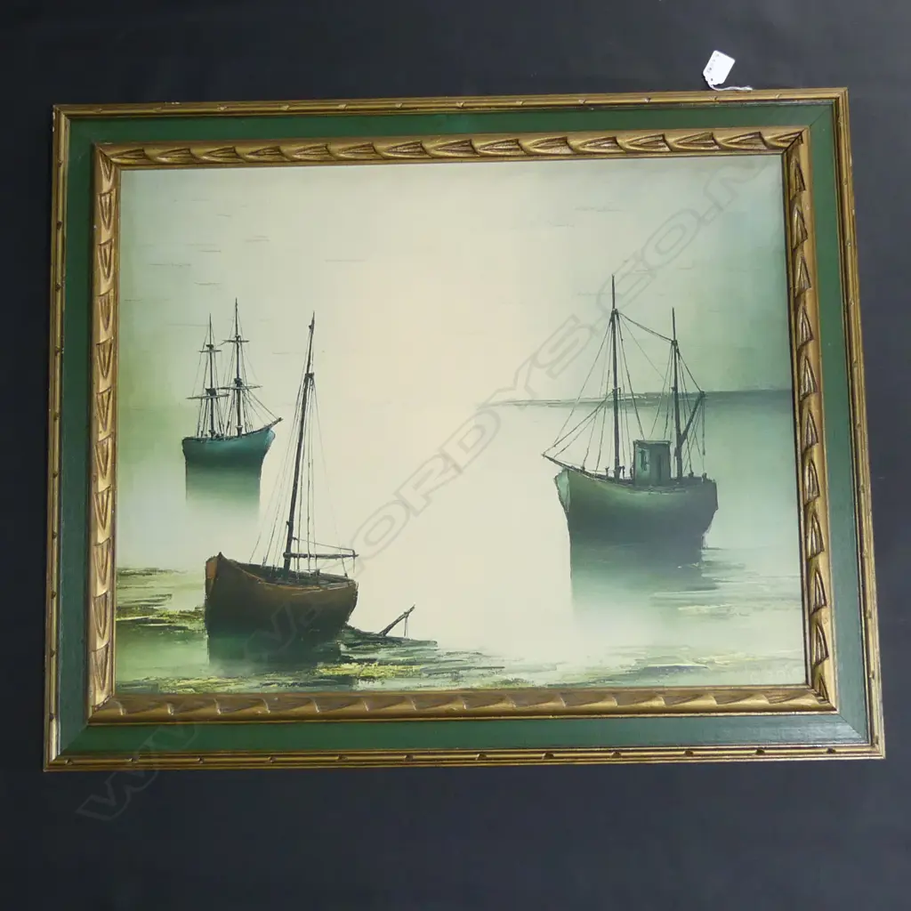LARGE PRINT 'MORNING LIGHT' BY G. BRIA. OVERALL  700 x 850mm Image 1++